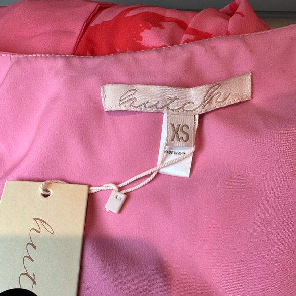 Hutch Beck Chiffon Floral Wrap Maxi Dress NWT Size XS - Picture 10 of 16